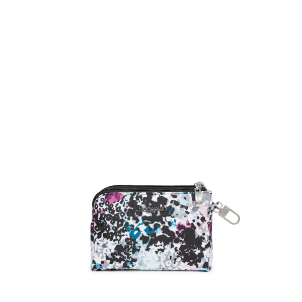 Baggallini On The Go Daily RFID Pouch: Abstract Cheetah Print